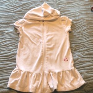 Girls terry cloth cover up